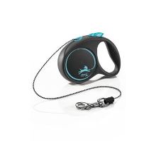 Vodítko FLEXI Black Design XS lanko 3m/8kg modrá