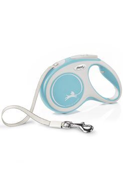 Vodítko FLEXI Comfort New M pásek 5m/25kg sv.modrá