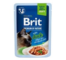 Brit Premium Cat D Fillets Gravy Duck Sterilised 85g