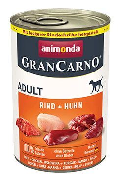 Animonda pes GRANCARNO konz. Adult hovězí/kuřecí 400g
