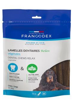 Francodex Relax žvýkací plátky M pes 352,5g 15ks