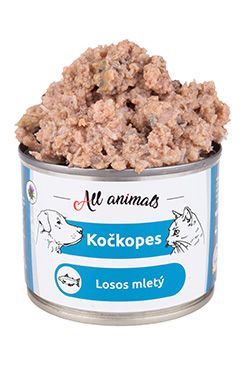 All Animals kočkopes konz. Losos mletý 200g
