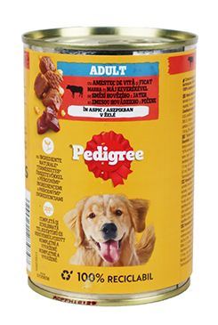 Pedigree konz. Can Adult hovězí v želé 400g