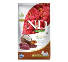 N&amp;D Quinoa DOG Skin&amp;Coat Venison Adult Mini 2,5kg