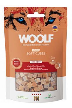 WOOLF Cubes poch. Soft Beef 100g