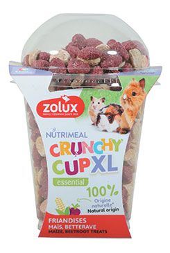 Pochoutka CRUNCHYCUP XL hlodavec č.řepa/kuk.220g Zolux