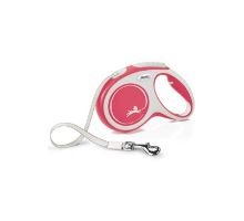Vodítko FLEXI Comfort New M pásek 5m/25kg červená