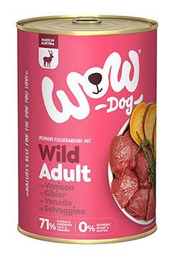 WOW Dog konz. Adult zvěřina s batáty 400g
