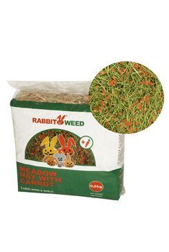 Seno luční s mrkví RabbitWeed 0,6kg/1,9l