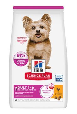 Hills Science Plan Canine Adult Small&Mini Chicken 10kg