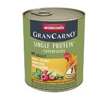 Animonda pes GRANCARNO konz. Superfoods kuřecí 800g