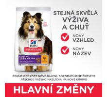Hills Science Plan Canine Adult Sensitive Stomach&Skin Medium Chicken 14kg (4)