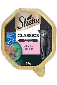 Sheba vanička Classics s lososem 85g