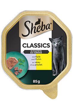 Sheba vanička Classics s telecím a kuřecím 85g