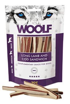WOOLF Classic poch. Long Lamb and Cod Sandwich 100g
