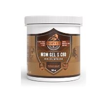 MSM gel s CBD pro koně TOPVET 500ml