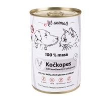 All Animals kočkopes konz. Zvěřinové kousky s kol.400g