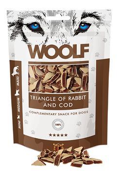WOOLF Classic poch. Triangle of Rabbit and Cod 100g