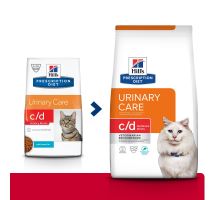 Hills Prescription Diet Feline C/D Urinary Stress Sea fish 3kg (1)