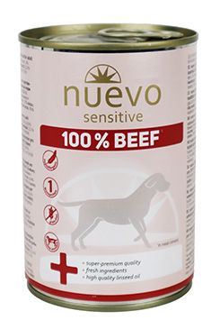 Nuevo pes Sensitive Hovězí Monoprotein konz. 400g