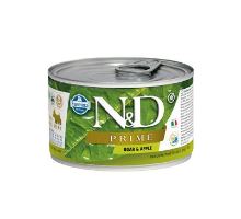 N&amp;D DOG PRIME Adult Boar &amp; Apple Mini 140g