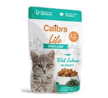Calibra Cat Life kapsa Sterilised Salmon in gravy 85g