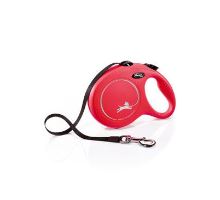 Vodítko FLEXI Classic New L pásek 8m/50kg červená