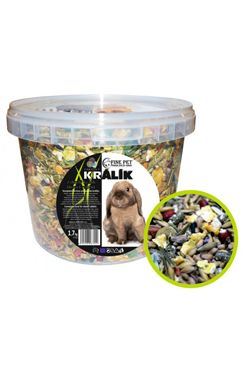 FINE PET Zakrslý Králík Premium vědro 1,7kg