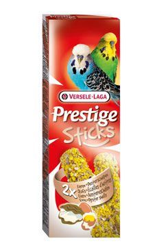 Versele Laga Prestige Sticks pro andulky Egg&oystershell 2x30g