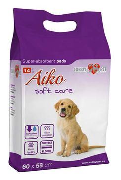 Podložka absorb.pro psy Aiko Soft Care 60x58cm 14ks
