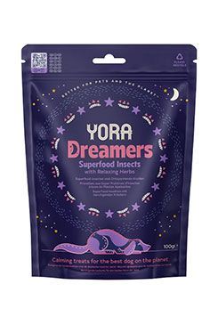 YORA Dog poch. z hmyzu Dreamers s bylinkami 100g