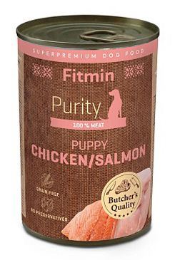 Fitmin dog Purity tin konz Puppy Salmon&Chicken 400g