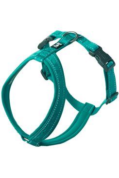 Postroj Y Hurtta Casual paví zeleň 80-90cm