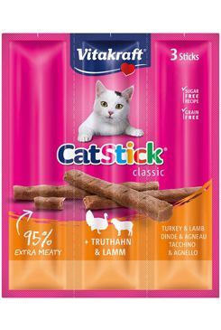 Vitakraft Cat poch. Stick Classic krůta+jehně 3x6g