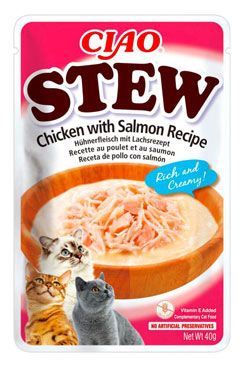 Churu Cat Stew Chicken with Salmon Recipe 40g