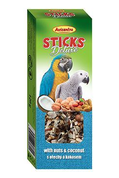 Avicentra tyčinky velký papoušek - ořech+kokos 2ks