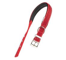Obojek reflexní DAYTONA DELUXE C25/53 červené  FP