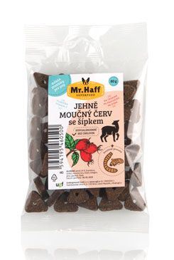 UGF pamlsek Mr. Haff moučný červ, jehně a šípek 80g