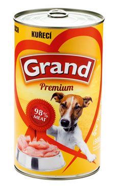GRAND Dog konz. Premium drůbeží 1300g