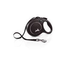 Vodítko FLEXI Classic New L pásek 8m/50kg černá