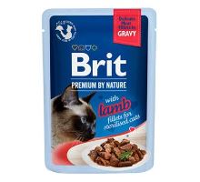 Brit Premium Cat D Fillets Gravy Lamb Sterilised 85g
