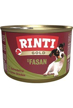 Rinti Dog Gold konzerva bažant 185g