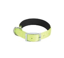 Obojek pes SOFT nylon 25mm/60cm limetková Zolux