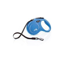 Vodítko FLEXI Classic New M pásek 5m/25kg modrá
