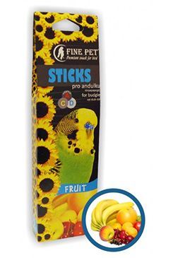 FINE PET Tyčinka Andulka Ovoce 2ks/110g