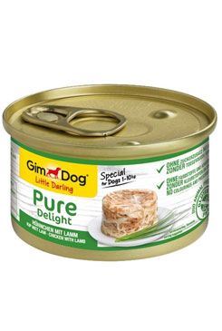GimDog Pure Delight konz. kuře s jehněčim 85g