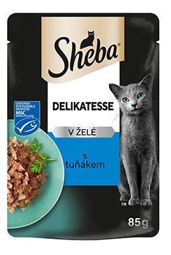 Sheba kapsa Delikatesse s tuňákem 85g