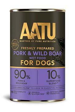 AATU Dog Pork&Wild Boar konz. 400g