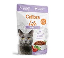 Calibra Cat Life kapsa Adult Veal in gravy 85g