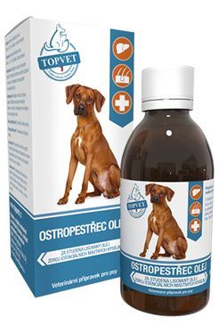 Ostropestřec olej pro psy TOPVET 200ml